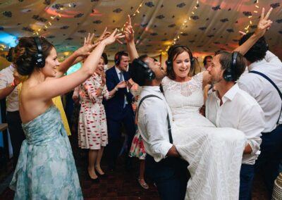 dance the change silent disco wedding party